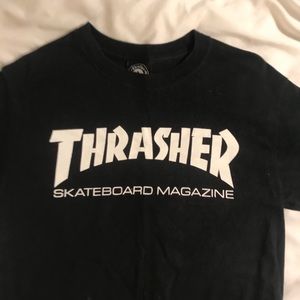 Thrasher black logo long sleeve